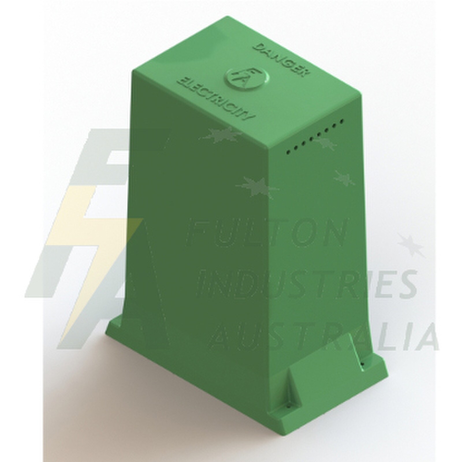 FPBNF1VG fibreglass green pillar turret